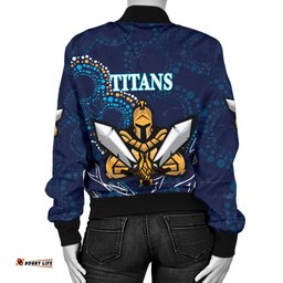 Gold Coast Women Bomber Jacket Titans Gladiator Indigenous