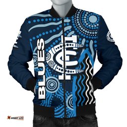 Carlton Blues Men's Bomber Jacket Aboriginal