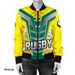 Custom Women's Bomber Jacket - The Rugby Championship - Rugby Australia