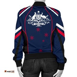 Bomber Jacket - Australian Coat Of Arms Jacket - Women