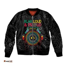 Blak Loud and Proud NAIDOC 2024 Bomber Jacket Indigenous Aboriginal