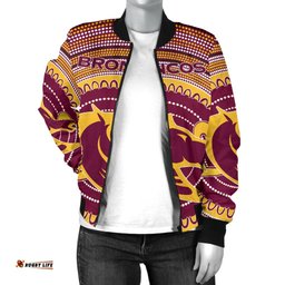 Brisbane Bomber Jacket For Women Broncos Aboriginal
