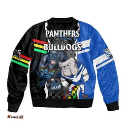 NRL Combine Bulldogs and Panthers Bomber Jacket