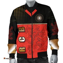 Bangalore Cricket India Men Bomber Jacket Royal Challengers