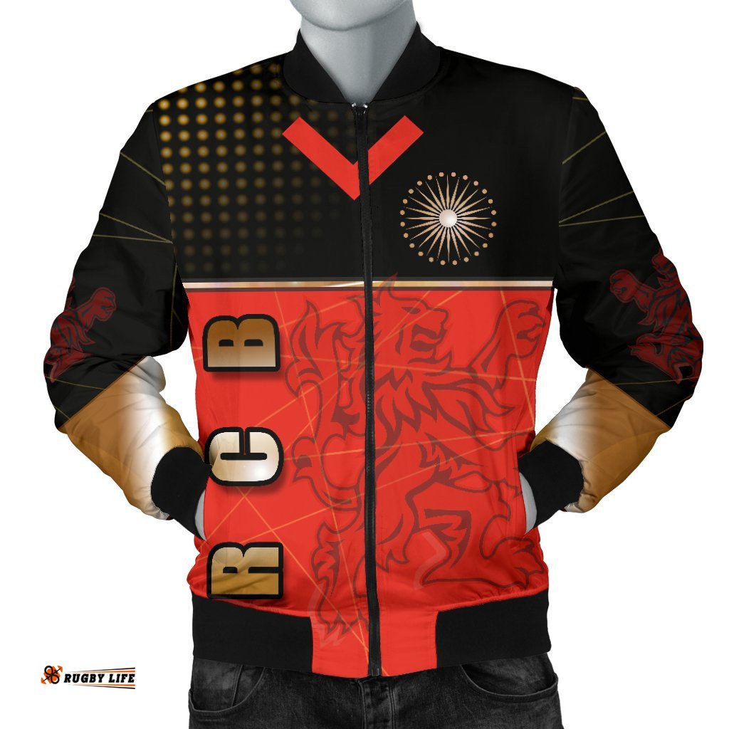 Bangalore Cricket India Men Bomber Jacket Royal Challengers