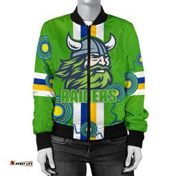 Canberra Bomber Jacket For Women Raiders Indigenous