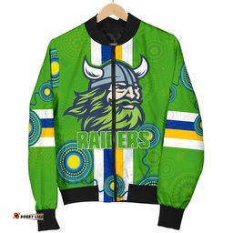 Canberra Bomber Jacket For Women Raiders Indigenous