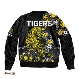 AFL Richmond Tigers 1885 Aboriginal Bomber Jacket