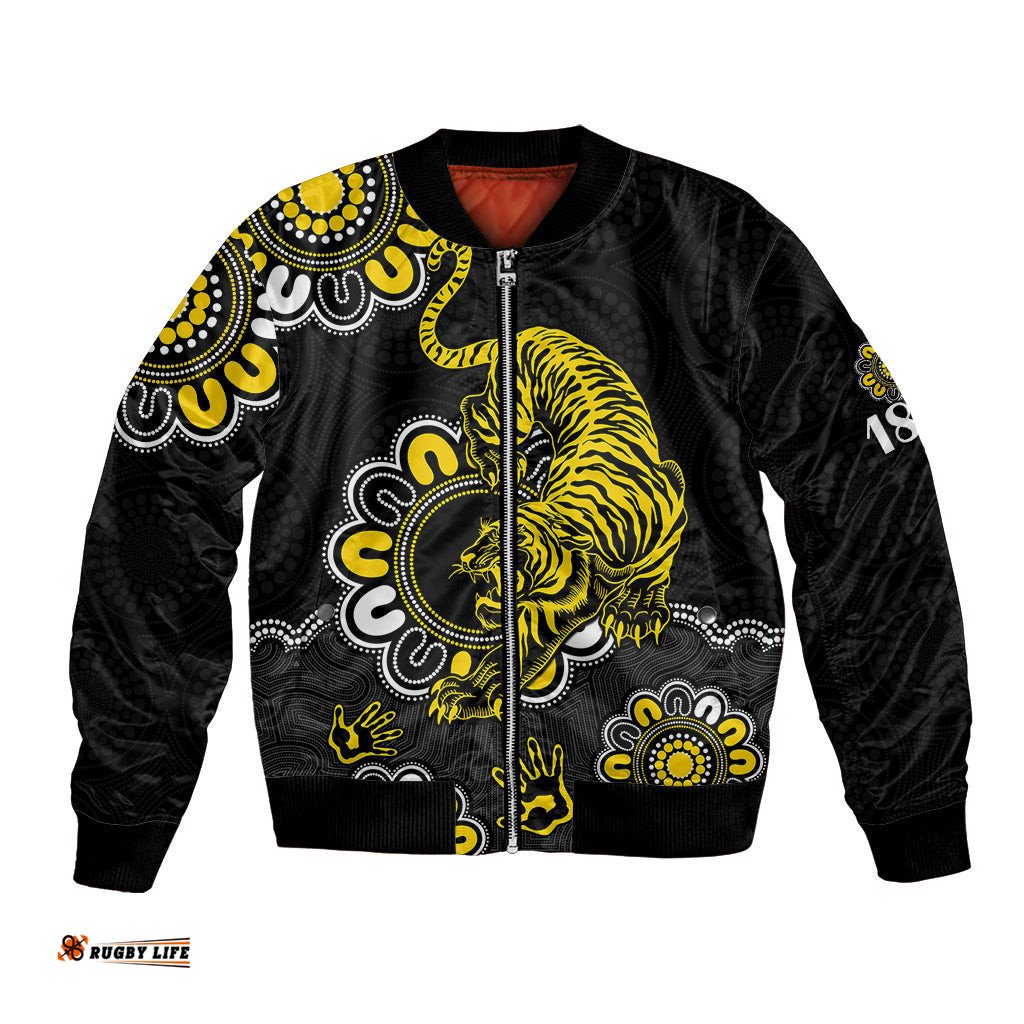 AFL Richmond Tigers 1885 Aboriginal Bomber Jacket