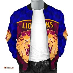 Brisbane Lions Men Bomber Jacket Powerful