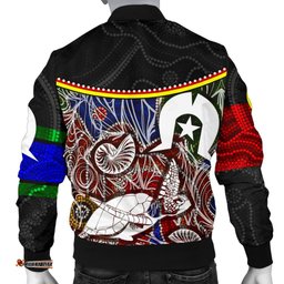 Men's Bomber Jacket - Aboriginal Dot In Naidoc Week Style