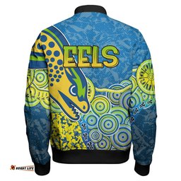 Eels Rugby Bomber Jacket - Custom Super Eels Bomber Jacket RLT13