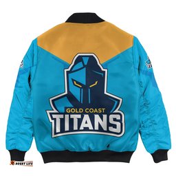 Gold Coast Titans Bomber Jacket Drinking style - NRL