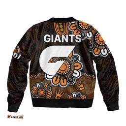 AFL GWS Giants 2012 Aboriginal Bomber Jacket