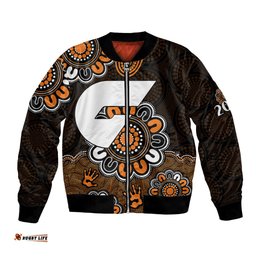AFL GWS Giants 2012 Aboriginal Bomber Jacket