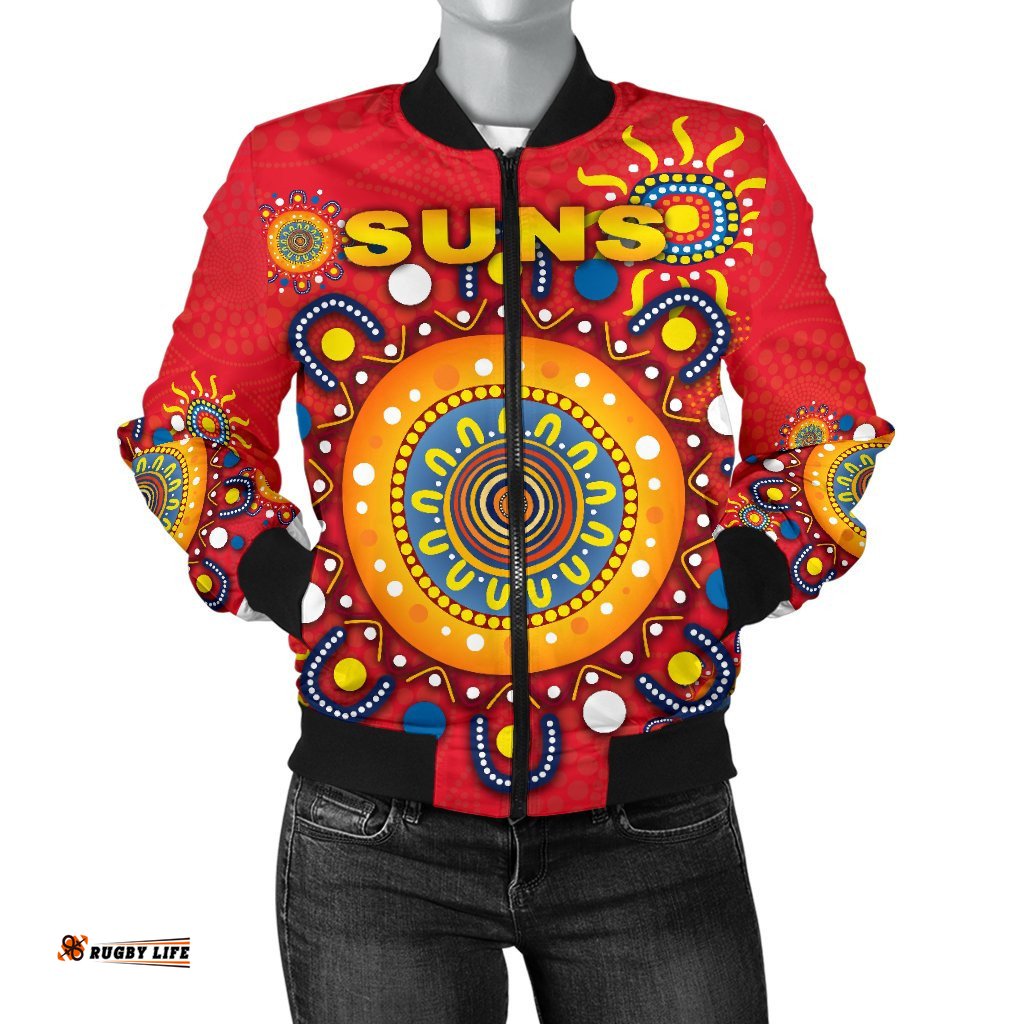 Gold Coast Women Bomber Jacket Suns Indigenous