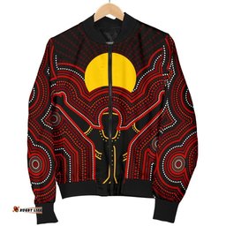 Aboriginal Women's Bomber Jacket - The Sun Always Shines