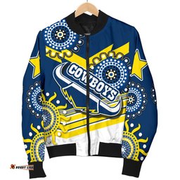 Proud Cowboys Women Bomber Jacket Indigenous North Queensland