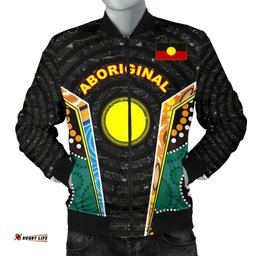 CustomMen's Bomber Jacket - Aboriginal Lives Matter Style Tornado
