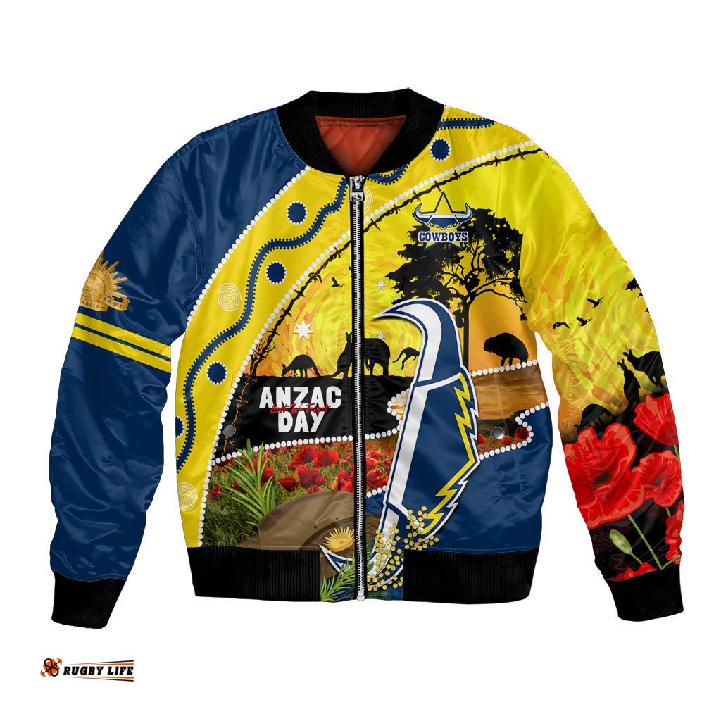 Cowboys ANZAC Day Bomber Jacket Rosemary Starring Night Style