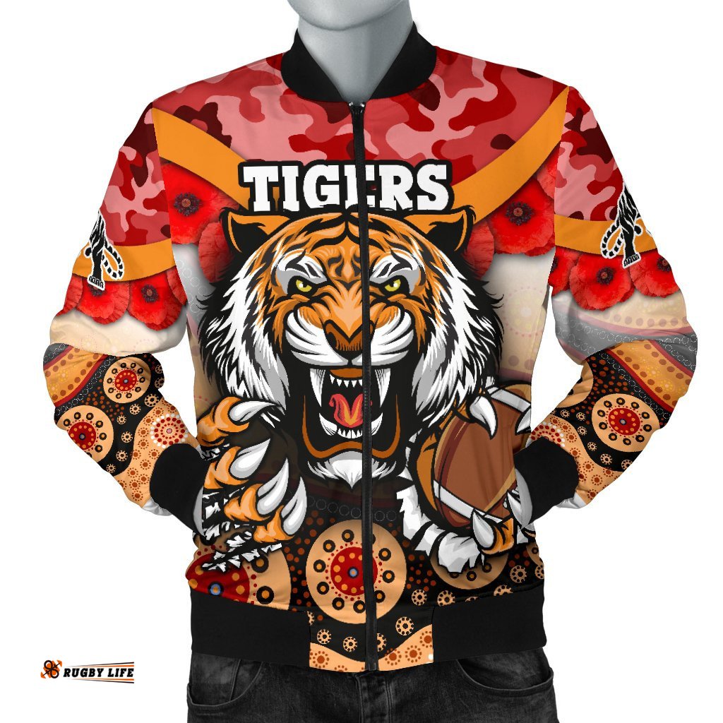 Tigers Men's Bomber Jacket Wests Anzac Day Special version