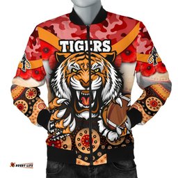 Tigers Men's Bomber Jacket Wests Anzac Day Special version