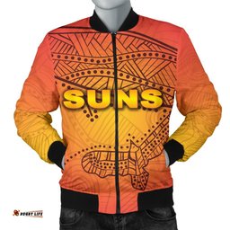 Gold Coast Bomber Jacket For Men Suns Simple Indigenous