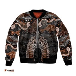 Torres Strait Islander NAIDOC 2024 Bomber Jacket Dhari Headdress Indigenous Cultural Spirit