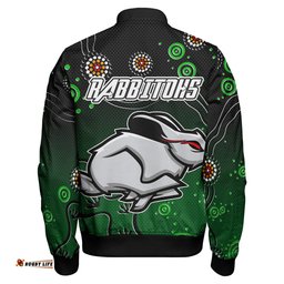 Rabbitohs Rugby Bomber Jacket - Custom Rabbitohs Bomber Jacket RLT13