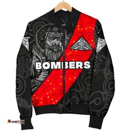 Bombers Naidoc Week Men's Bomber Jacket Essendon Ingenious Spesial Version