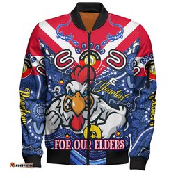 Australia East of Sydney Naidoc Week Custom Bomber Jacket - For Our Elders Home Jersey Bomber Jacket
