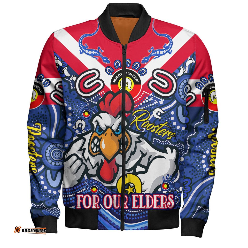 Australia East of Sydney Naidoc Week Custom Bomber Jacket - For Our Elders Home Jersey Bomber Jacket