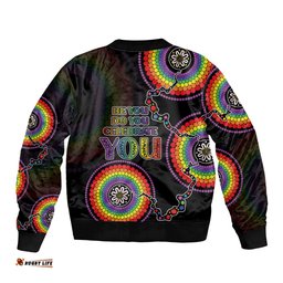 Australia LGBT Bomber Jacket Be You Do You Celebrate You Aboriginal Style