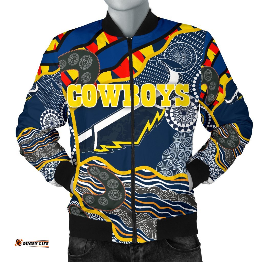 Cowboys Men's Bomber Jacket Unique Indigenous