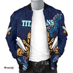 Gold Coast Men Bomber Jacket Titans Gladiator Indigenous