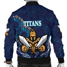 Gold Coast Men Bomber Jacket Titans Gladiator Indigenous
