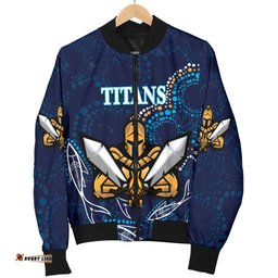 Gold Coast Men Bomber Jacket Titans Gladiator Indigenous