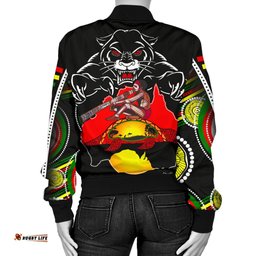 Panthers Bomber Jacket For Women Special Map