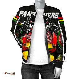 Panthers Bomber Jacket For Women Special Map