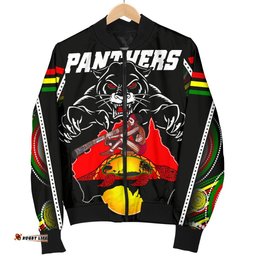 Panthers Bomber Jacket For Women Special Map