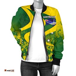 Bomber Jacket - Australia National Color Jacket - Women