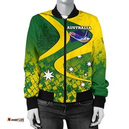 Bomber Jacket - Australia National Color Jacket - Women
