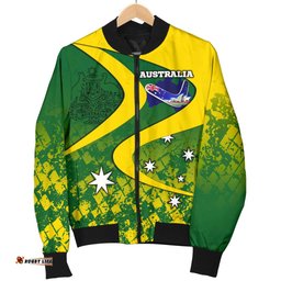 Bomber Jacket - Australia National Color Jacket - Women