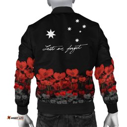 Anzac Day Women's Bomber Jacket - Remember Them