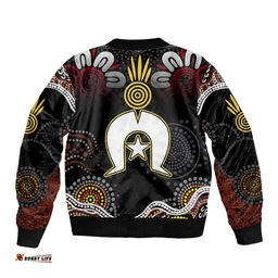Torest Trait Islands Mix Aboriginal Pattern Bomber Jacket TS04