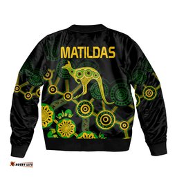 Australia Soccer Bomber Jacket Matildas World Cup With Kangaroo