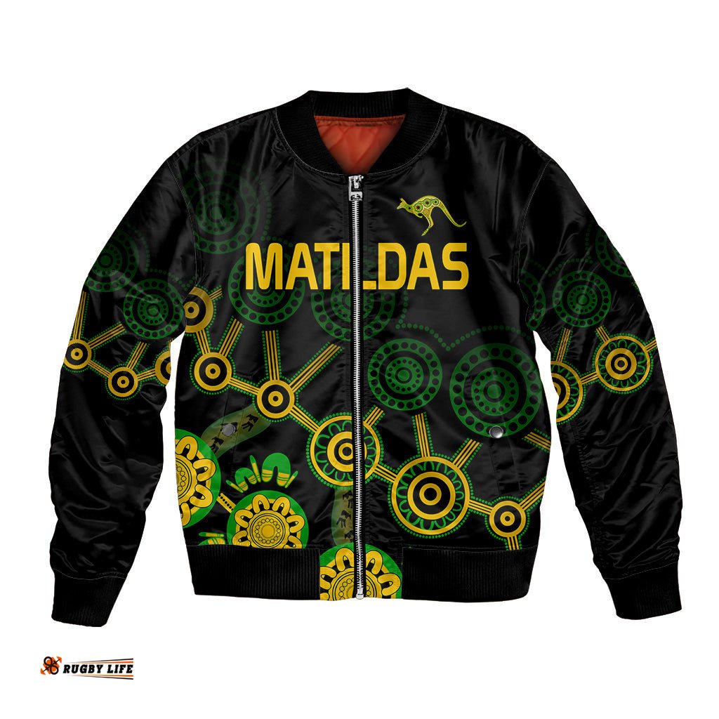 Australia Soccer Bomber Jacket Matildas World Cup With Kangaroo