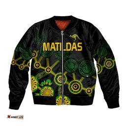 Australia Soccer Bomber Jacket Matildas World Cup With Kangaroo