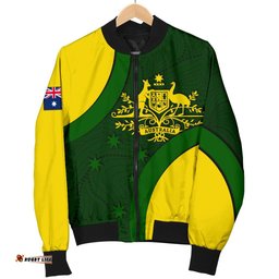Bomber Jackets - Australia Coat of Arms Jacket National Colors - Women