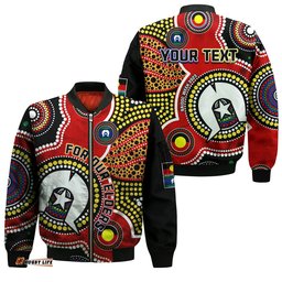 Custom Personalised Australia NAIDOC Week Bomber Jacket For Our Elders Aborigines and Islanders Flag